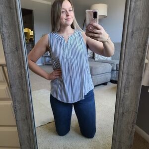 Croft & Barrow Striped Tank Top